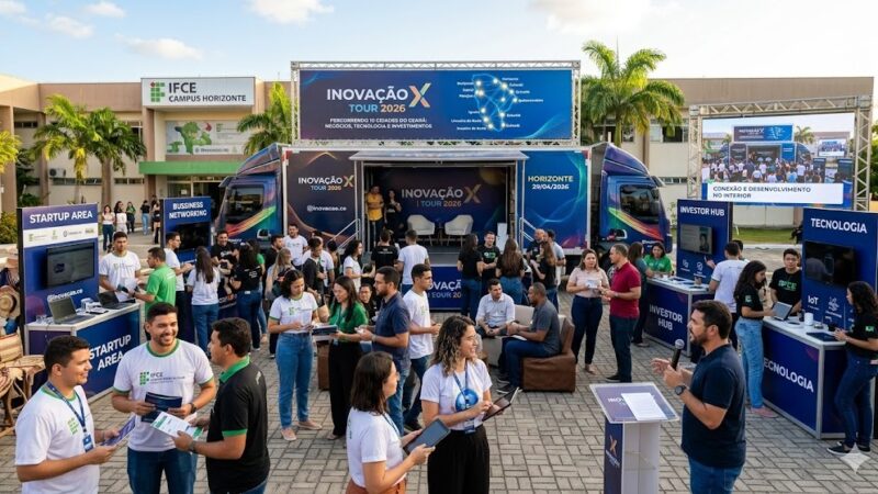Inovação X Tour será realizado em Itapipoca com foco na conexão entre empreendedores, empresas e investidores no Ceará